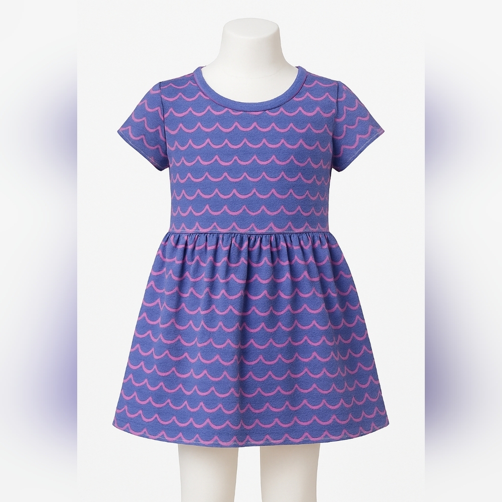 Wonder Nation Kids Dress with Purple and Pink Waves